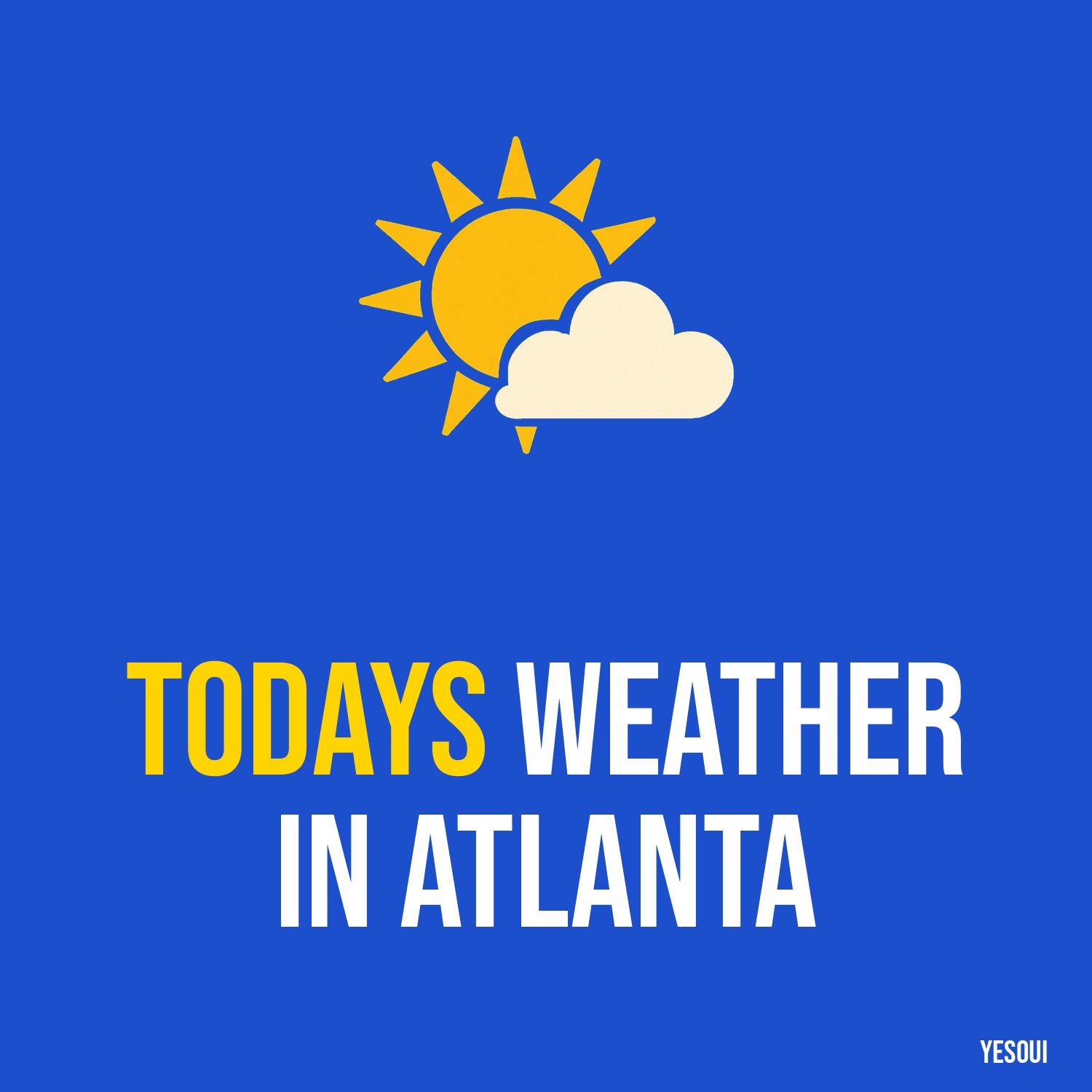 Todays weather in Atlanta