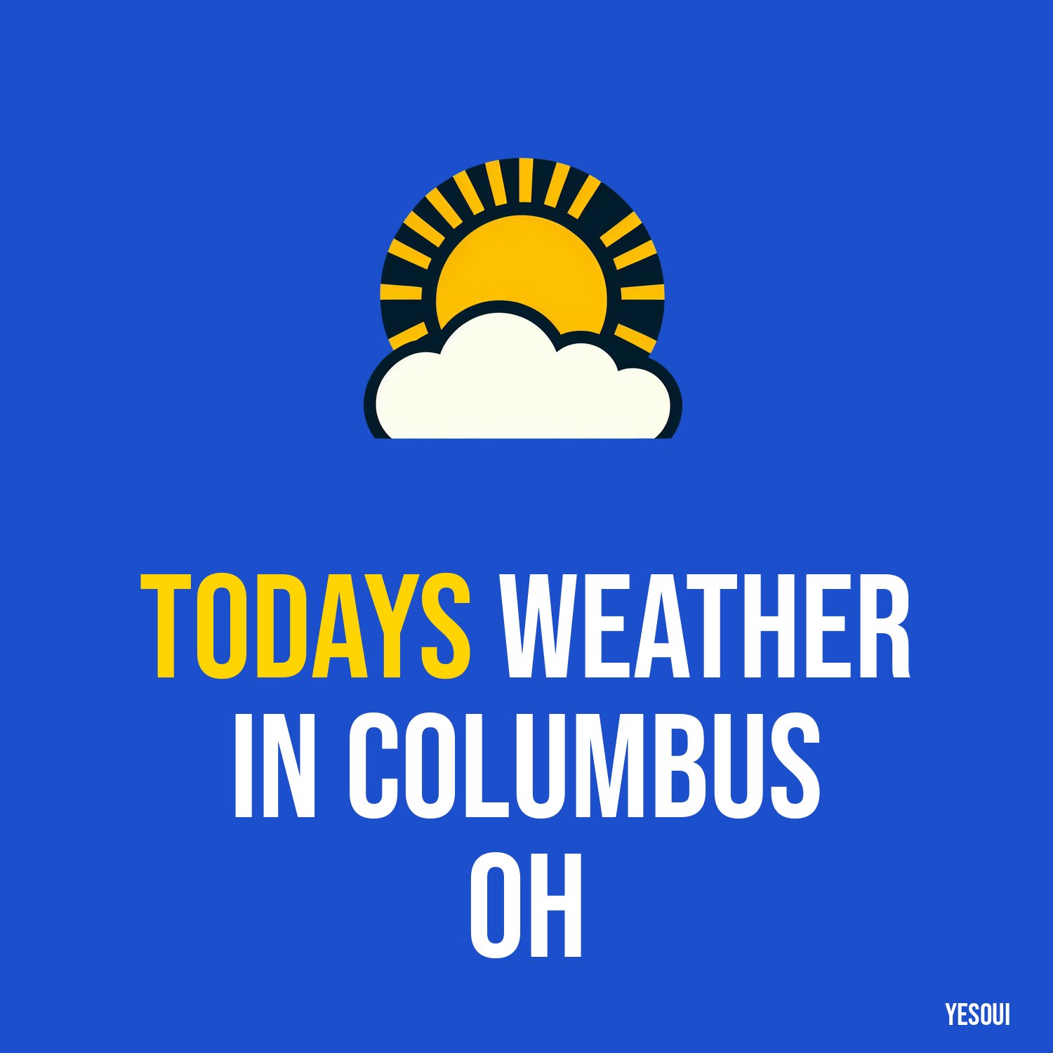 Todays weather in Columbus OH