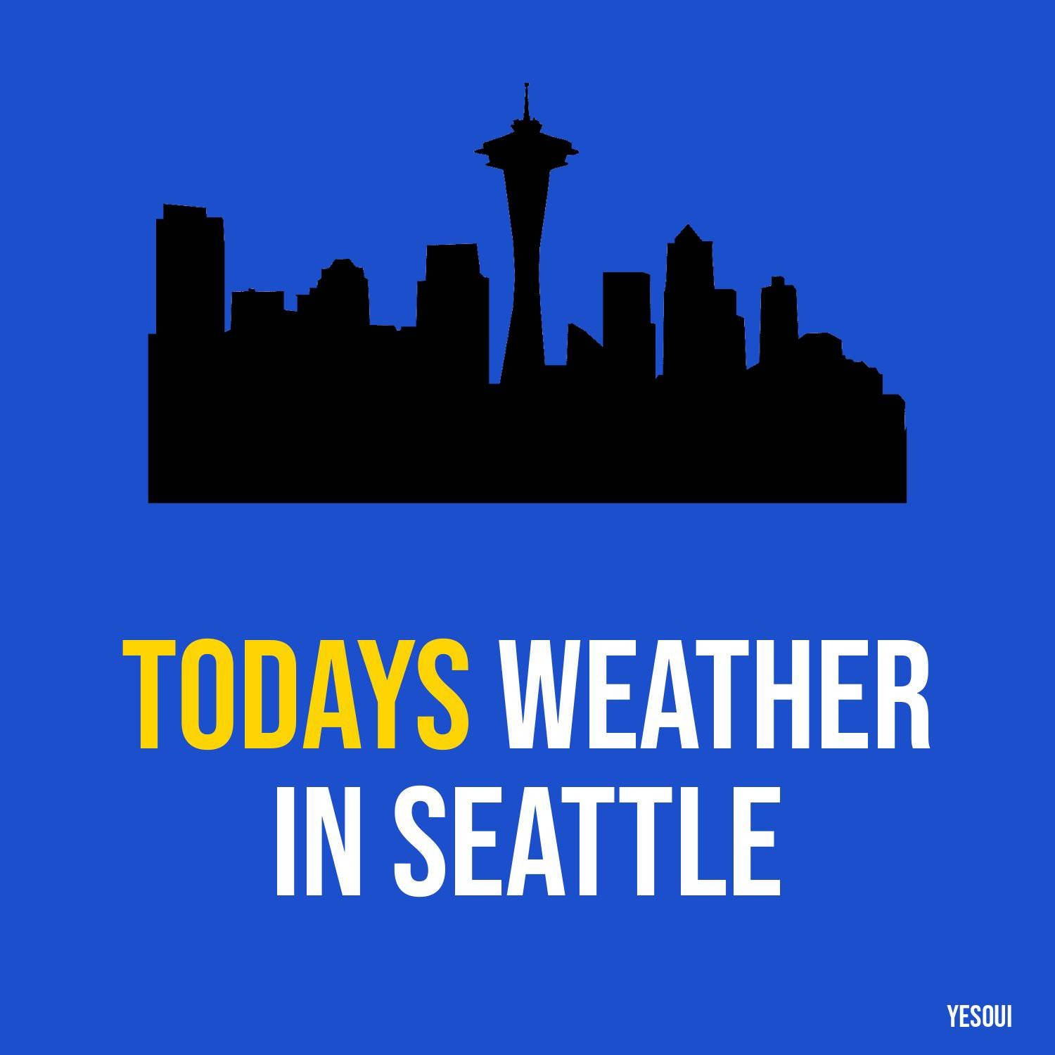 Todays weather in Seattle