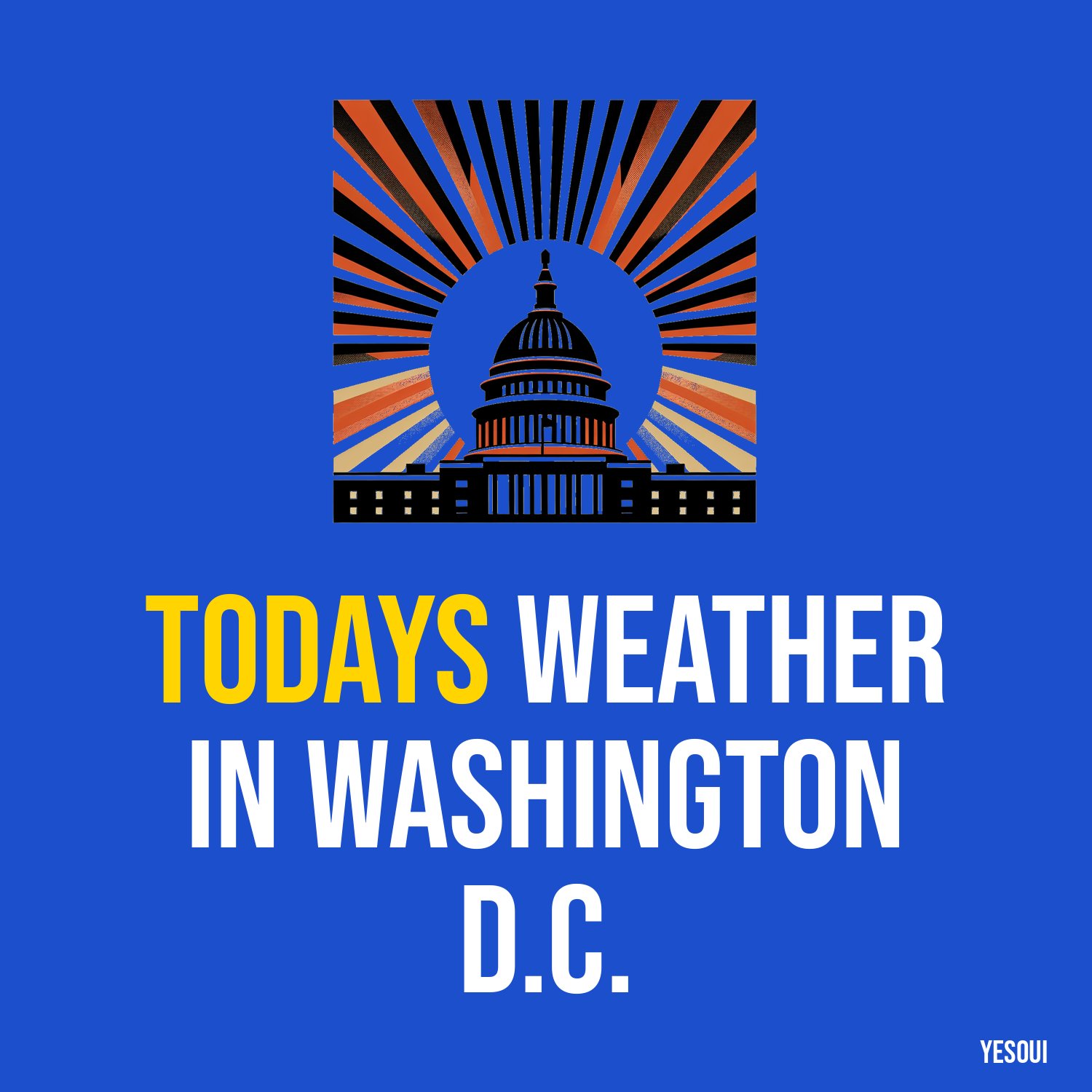 Todays weather in Washington D.C.